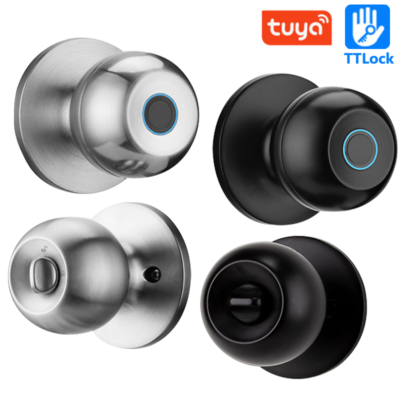 Smart Home Door Lock - Tuya ドアロックスマート指紋キーロック解除 Bluetooth デジタル電子ドアロックアプリリモコン家庭用ベッドルーム