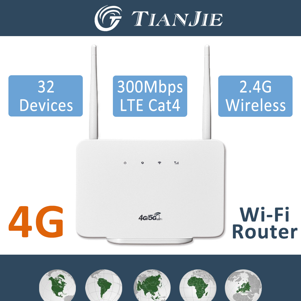 Smart Home Router - TIANJIE 4G CP106 WiFi ルーター SIM