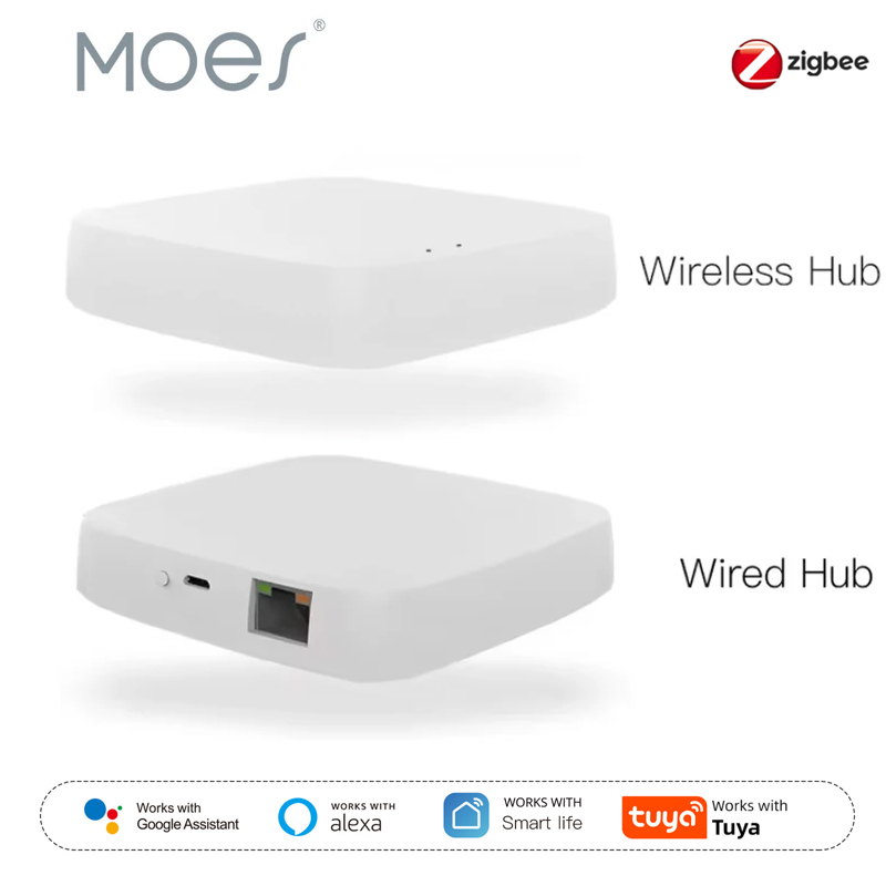 Smart Home Bridge - Moes Tuya ZigBee 3.0 スマートゲートウェイハブ スマートホームブリッジ