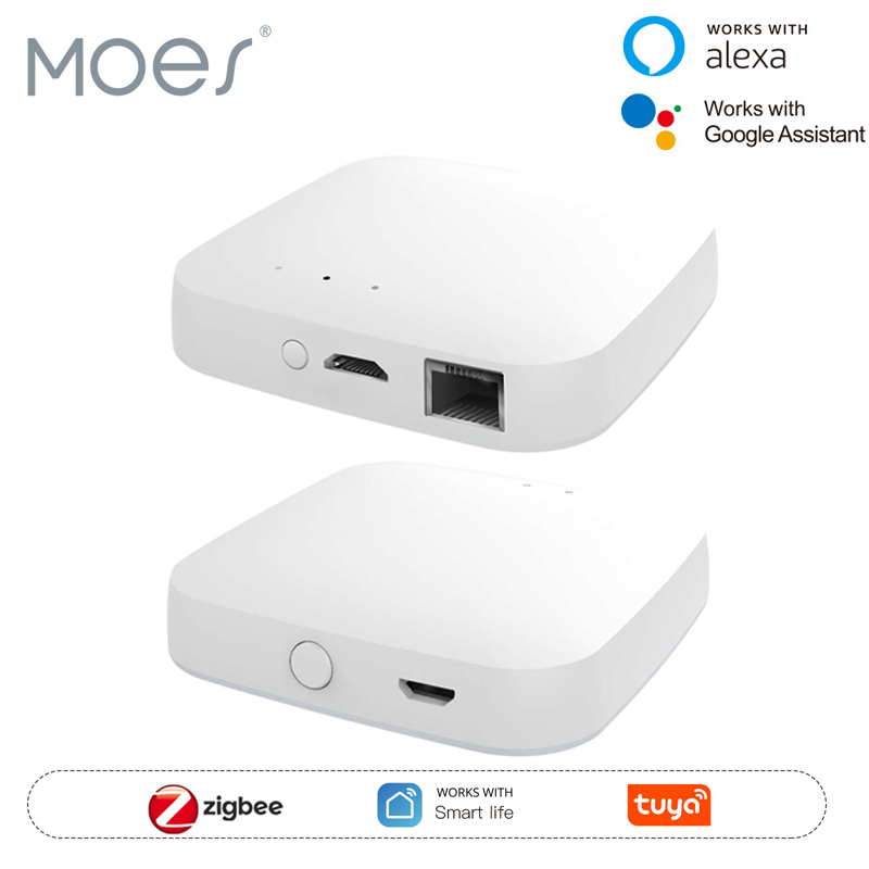 Smart Home Bridge - MOES Tuya ZigBee3.0 スマート ハブ、ワイヤレス/有線ゲートウェイ ブリッジ
