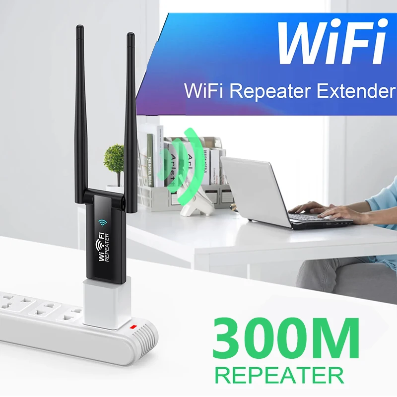 Smart Home Router - KEBIDUMEI 300Mbps USB ワイヤレス WiFi 信号増幅器