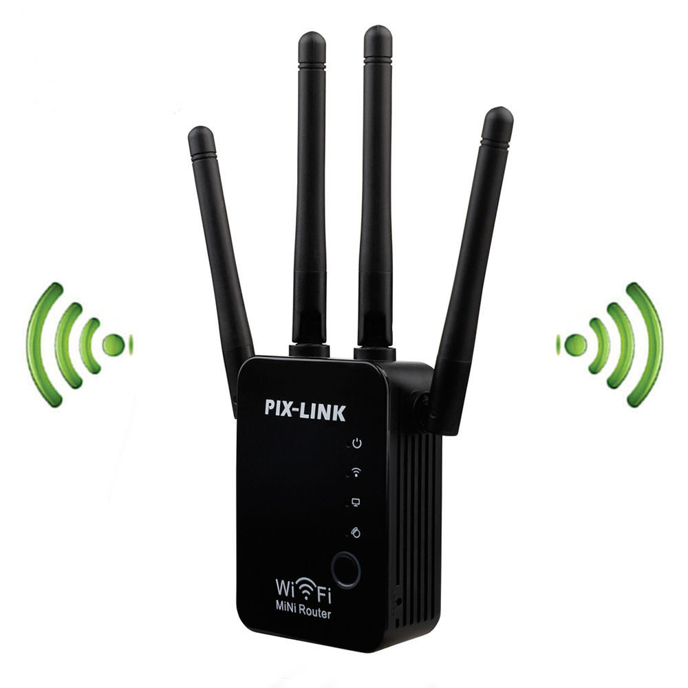 Smart Home Router - デュアルバンドリピーター,300Mbps,ワイヤレスWi-Fiレンジエクステンダー,ルーター,ネットワーク信号ブースター,アンテナの簡単なインストール