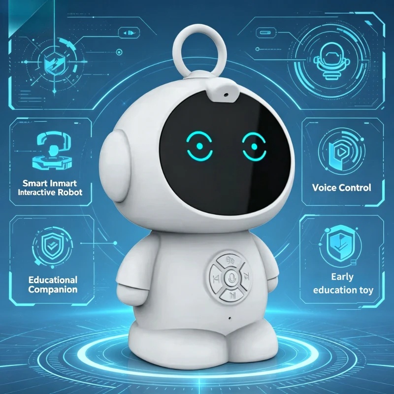 Smart Home Ai - スマートAIロボット WiFi対応 幼児教育玩具 子供向け 音声認識＆音声インタラクティブ教育学習機