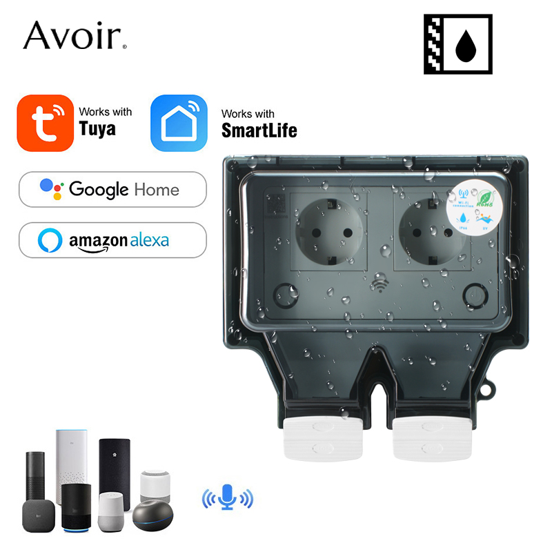Savortuya-電気壁コンセント,防水,wifiとEU規 - Smart Outdoor Plug のレビューと価格