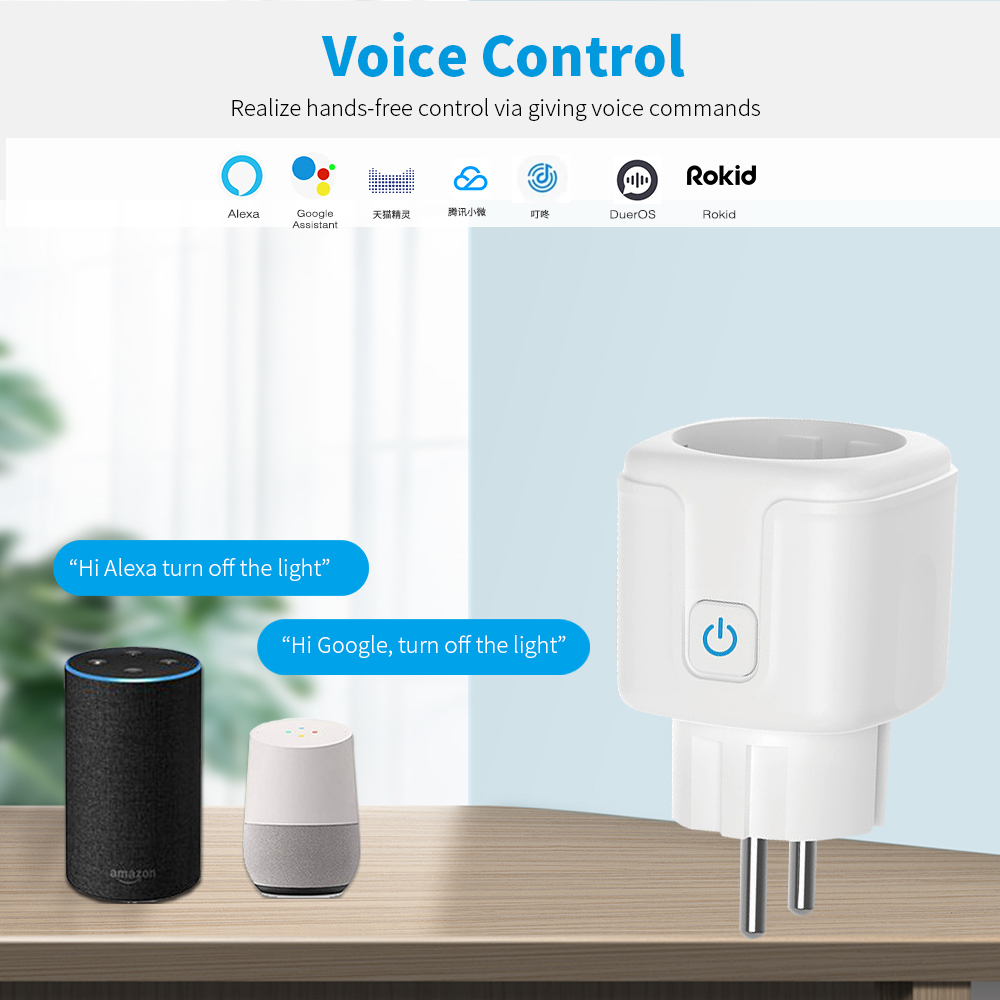 TUYAスマートプラグWiFiソケットEU 16A/20Aに - Smart Outdoor Plug のレビューと価格