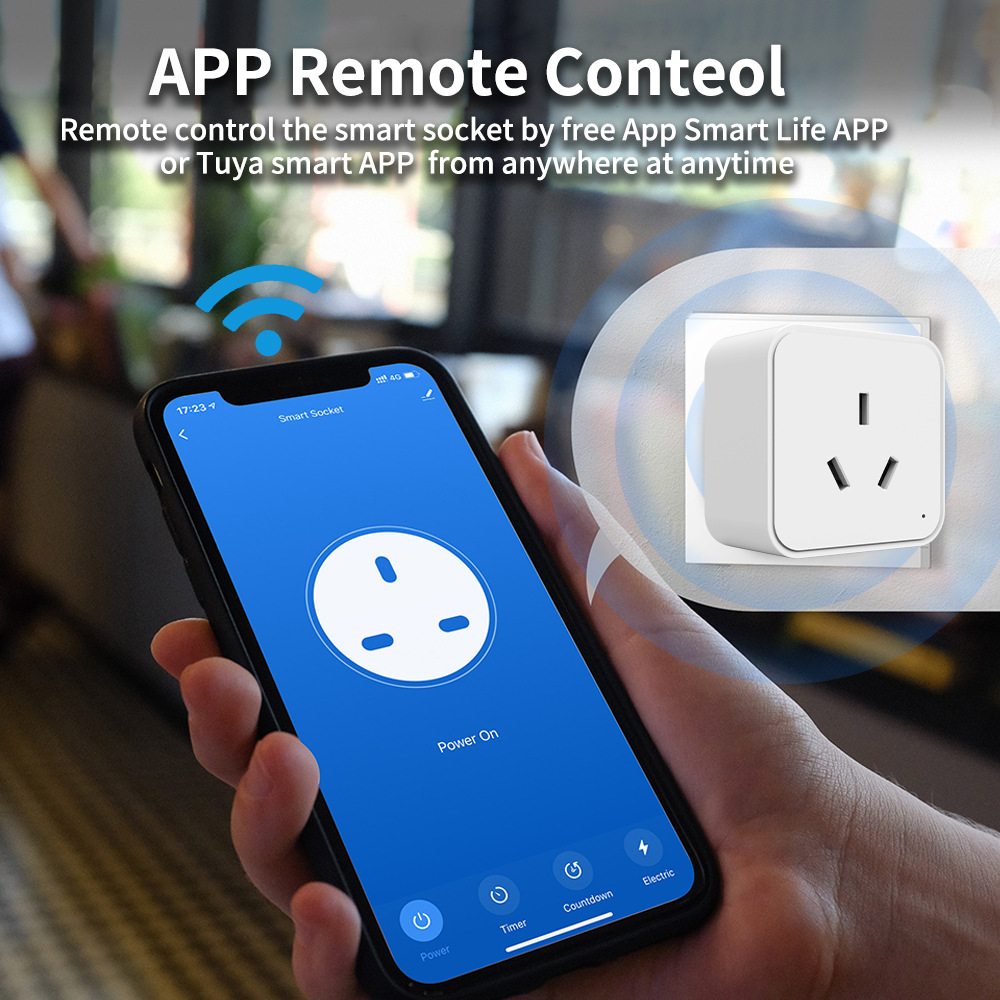 Tuya WIFI スマートソケット AU 16A プラグ  - Smart Outdoor Plug のレビューと価格