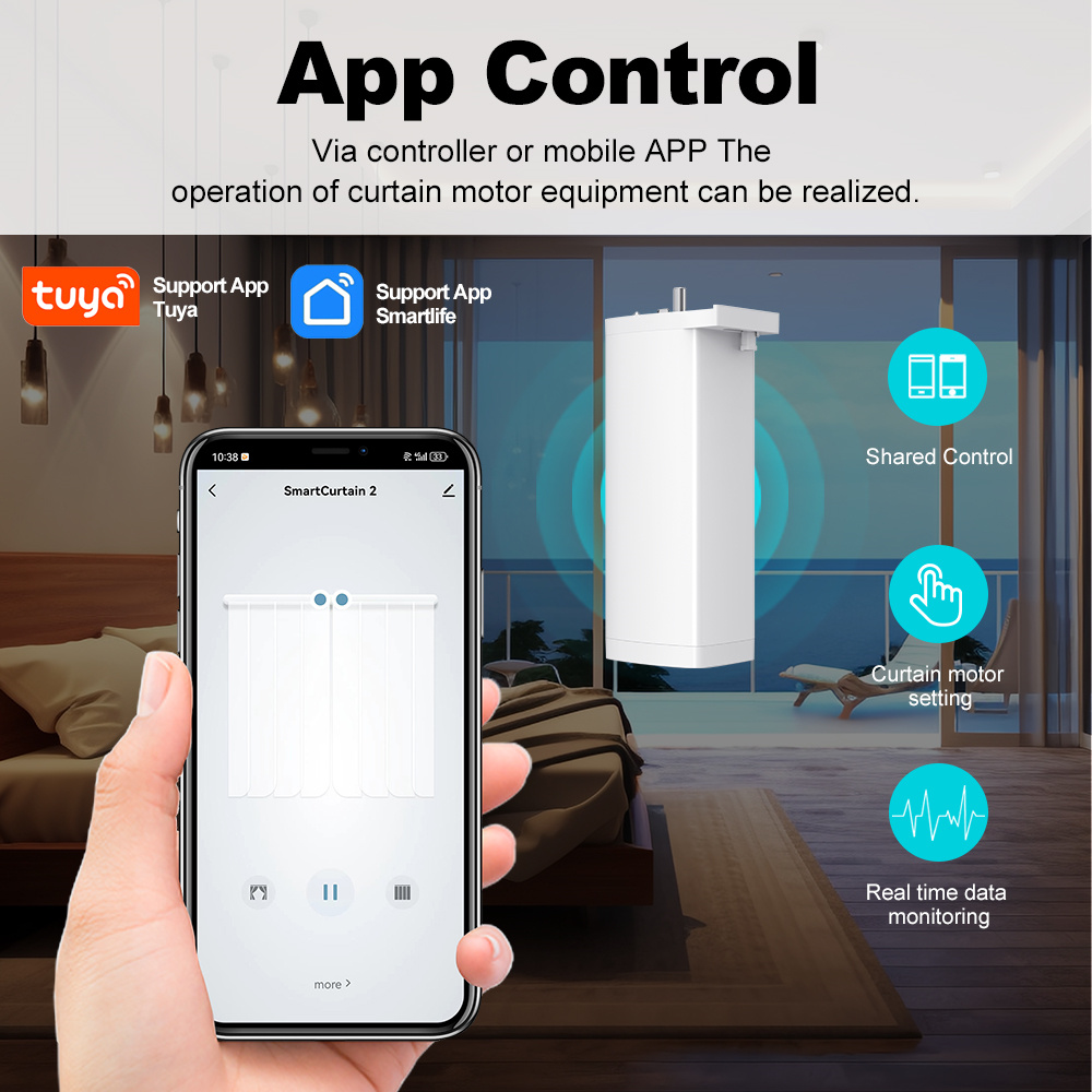 スマートライフ Zigbee/WIFI 電動カーテンモーター - Smart Curtain Robot のレビューと価格