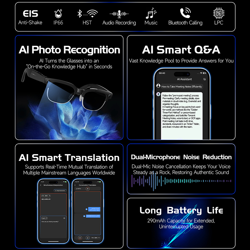 W630 HeyCyan AI音声起動インテリジェント翻訳質 - Smart Home Ai のレビューと価格