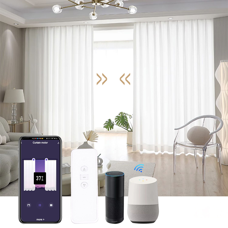 S Wave スマート カーテン トラック システム Tuy - Smart Curtain Robot のレビューと価格