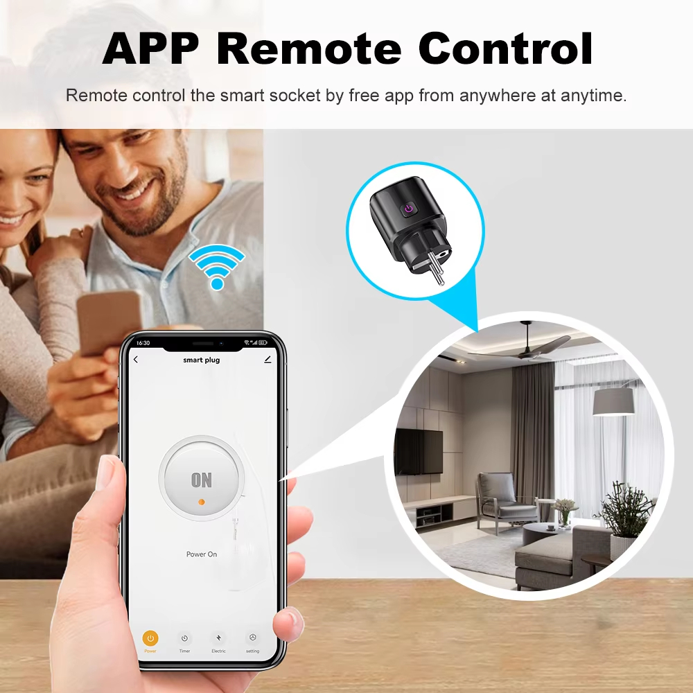 スマートプラグ スマートソケット EU 20A WiFi 音 - Smart Outdoor Plug のレビューと価格