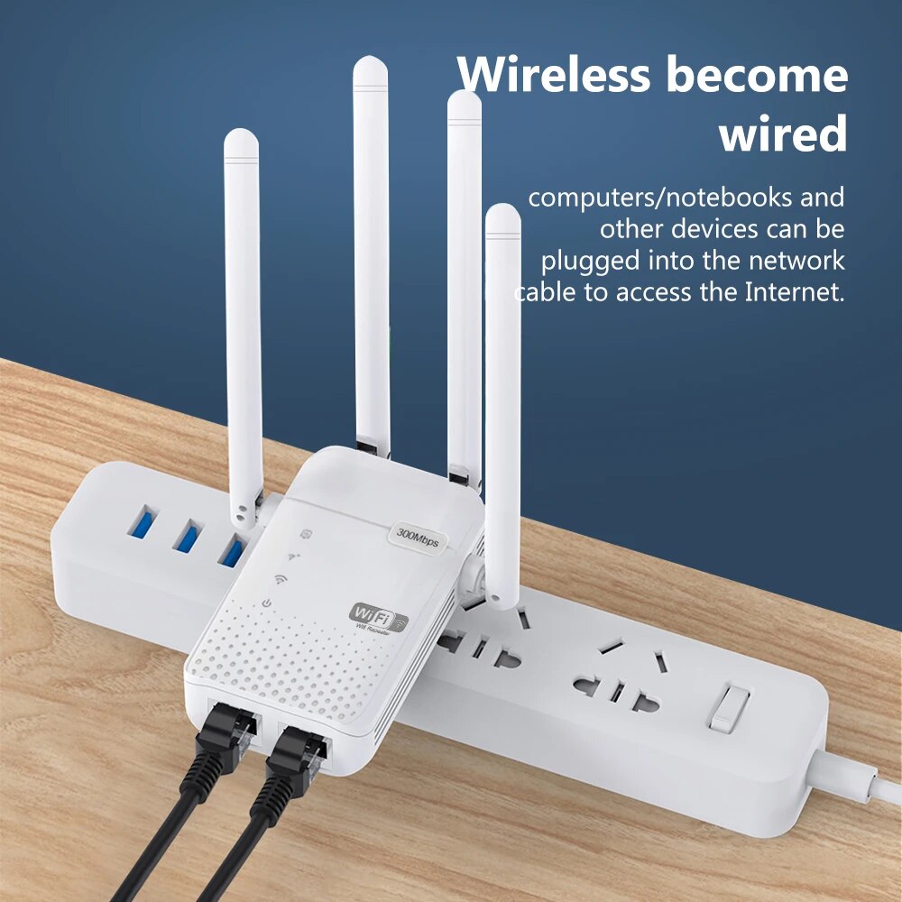 300Mbps ワイヤレス WiFi リピーター 2.4G  - Smart Home Router のレビューと価格