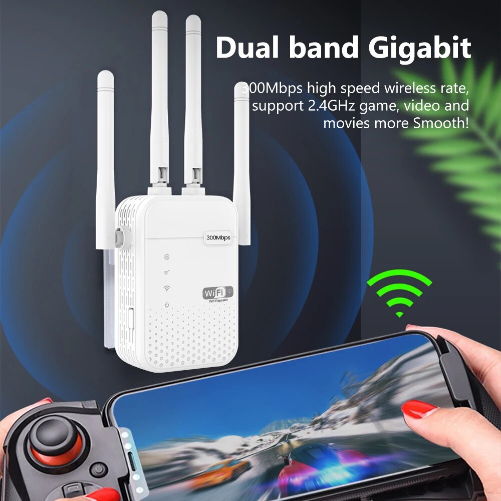 300Mbps ワイヤレス WiFi リピーター 2.4G  - Smart Home Router のレビューと価格