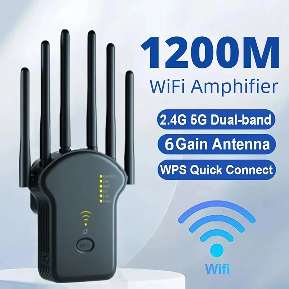 WiFi リピーター ワイヤレス ルーター 1200Mbps - Smart Home Router のレビューと価格