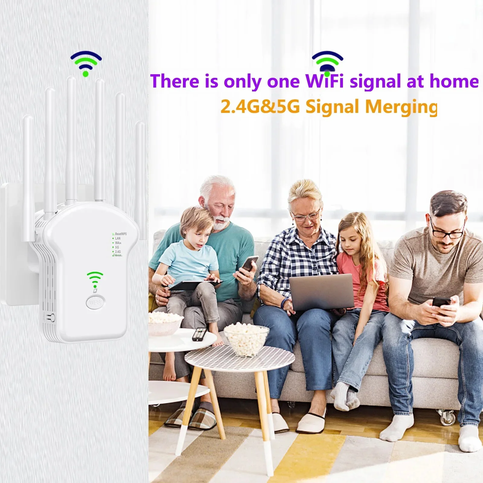 WiFi リピーター ワイヤレス ルーター 1200Mbps - Smart Home Router のレビューと価格