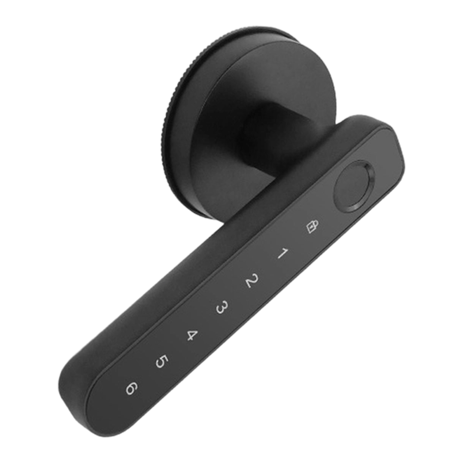 指紋パスワードとカードオプションを備えたスマートハンドルロッ - Smart Home Door Lock のレビューと価格
