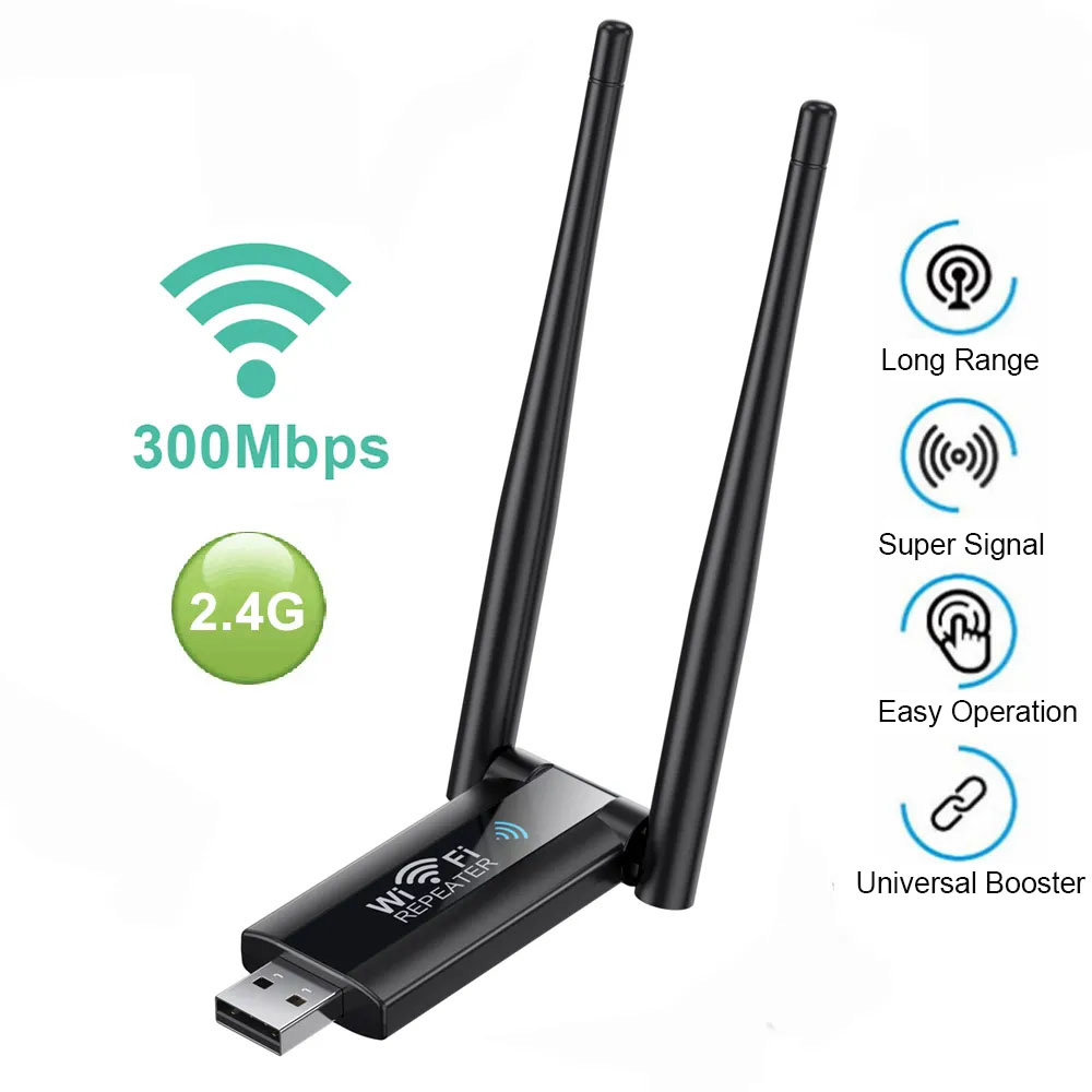 300Mbps ワイヤレス WiFi リピーター 2.4G  - Smart Home Router のレビューと価格