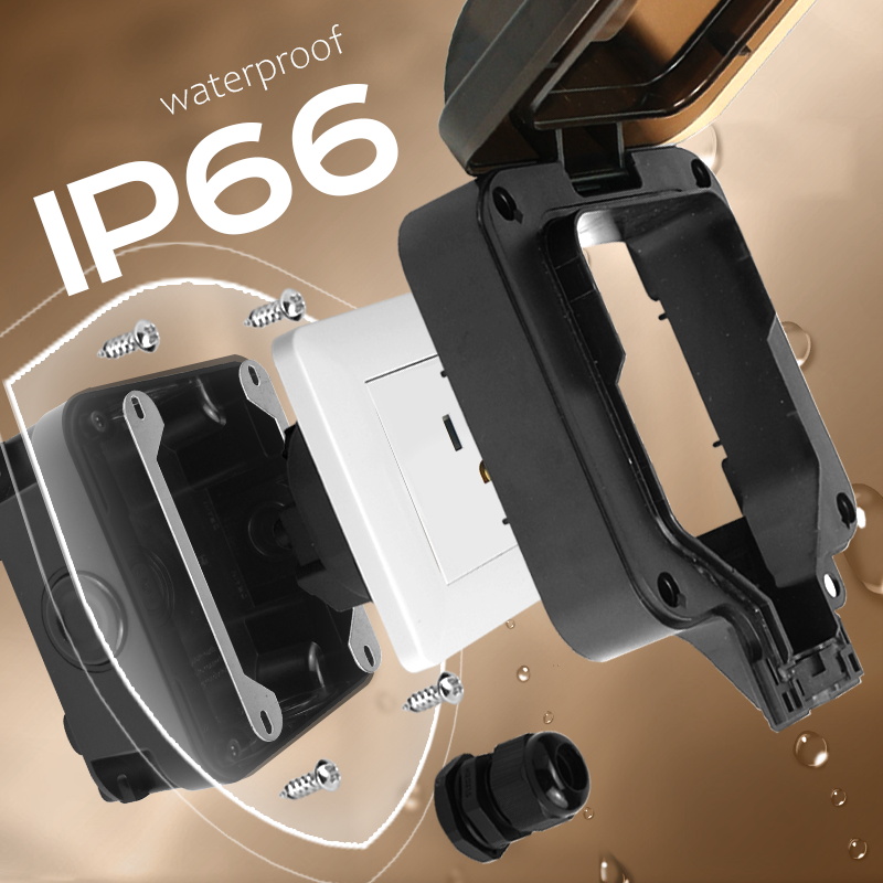 Avoir IP66 壁防水ソケットシングルボックスコンセン - Smart Outdoor Plug のレビューと価格