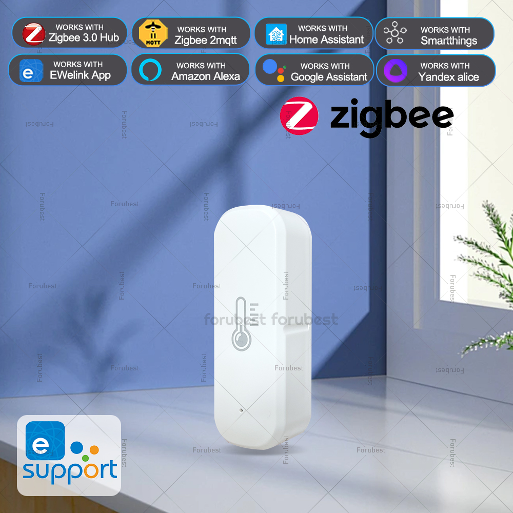 ZigBee 温度と湿度センサー スマートホーム湿度計 温度 - Smart Home Bridge のレビューと価格