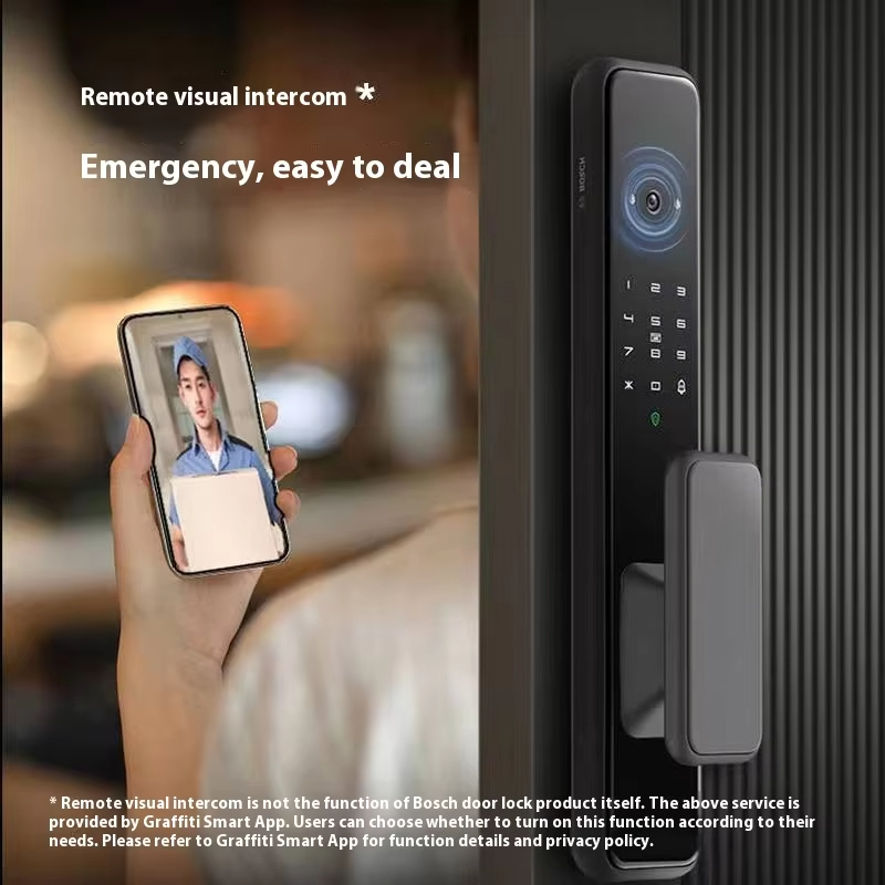 全自動スマートロック EL600Vf ビデオ顔認証 指紋・パ - Smart Home Door Lock のレビューと価格