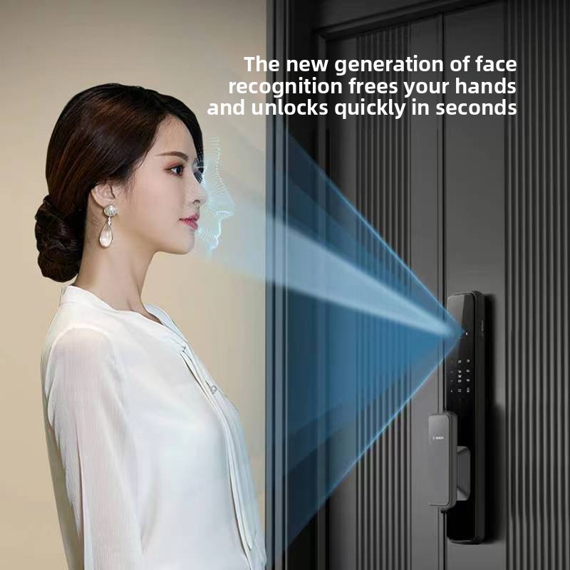 全自動スマートロック EL600Vf ビデオ顔認証 指紋・パ - Smart Home Door Lock のレビューと価格