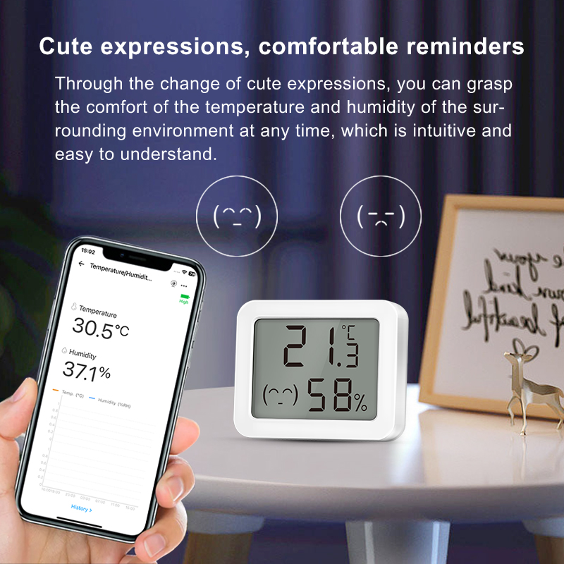 Ewelink Zigbee3.0 温度と湿度センサー リア - Smart Home Bridge のレビューと価格