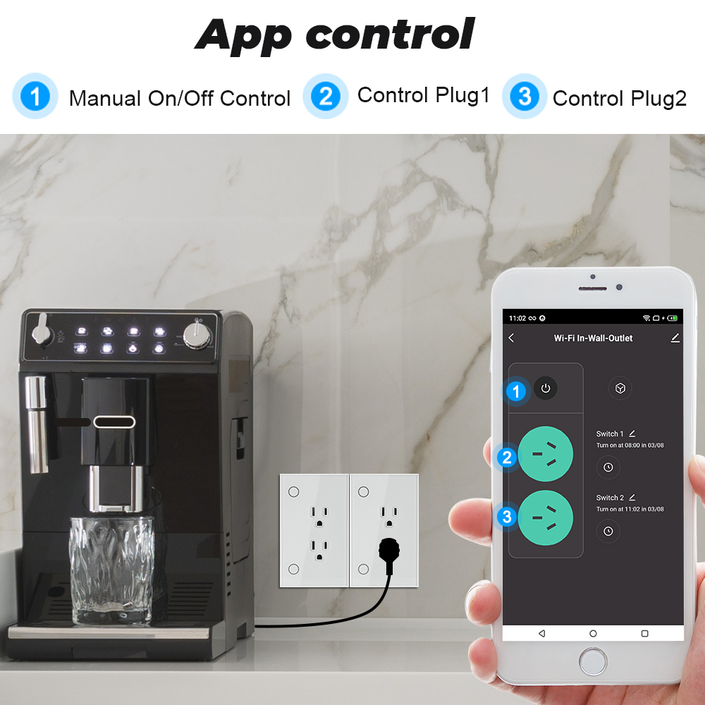 スマートライフの壁コンセント,16A,wifiプラグ,プラグ - Smart Outdoor Plug のレビューと価格