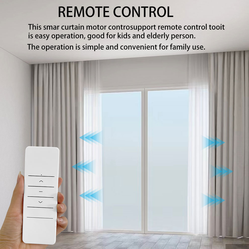 Tuya バッテリー電動カーテンモーター有線無料 ZigBe - Smart Curtain Robot のレビューと価格