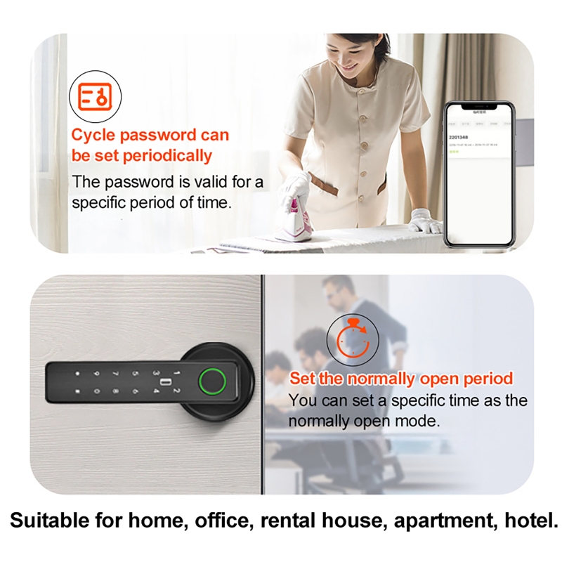 WiFi リモコン Tuya SmartLife APP ス - Smart Home Door Lock のレビューと価格
