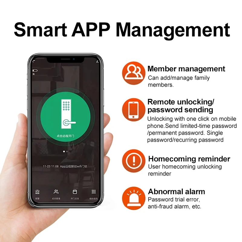 WiFi リモコン Tuya SmartLife APP ス - Smart Home Door Lock のレビューと価格