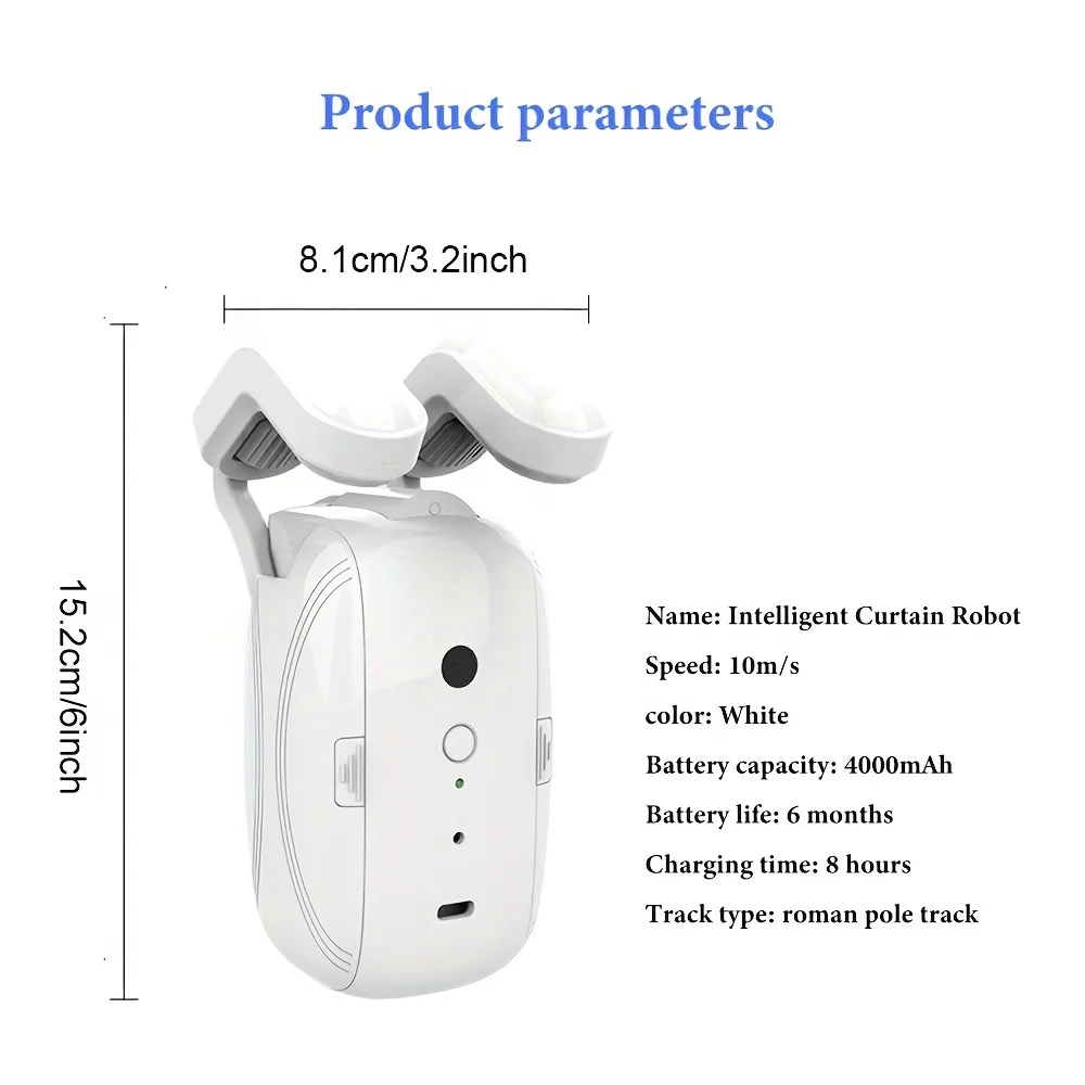スマートホームカーテンオープナー電子T/Uトラックカーテンモ - Smart Curtain Robot のレビューと価格
