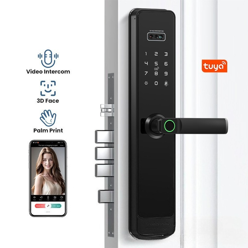 EGFirtor 半自動 Tuya 指紋パスワードロック ホ - Smart Home Door Lock のレビューと価格