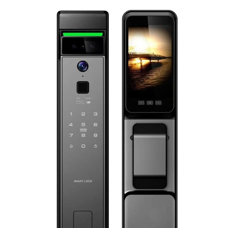 3D顔認証指紋認証玄関ドアパスワードTUYAスマートロック盗 - Smart Home Door Lock のレビューと価格