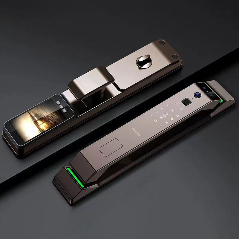 3D顔認証指紋認証玄関ドアパスワードTUYAスマートロック盗 - Smart Home Door Lock のレビューと価格
