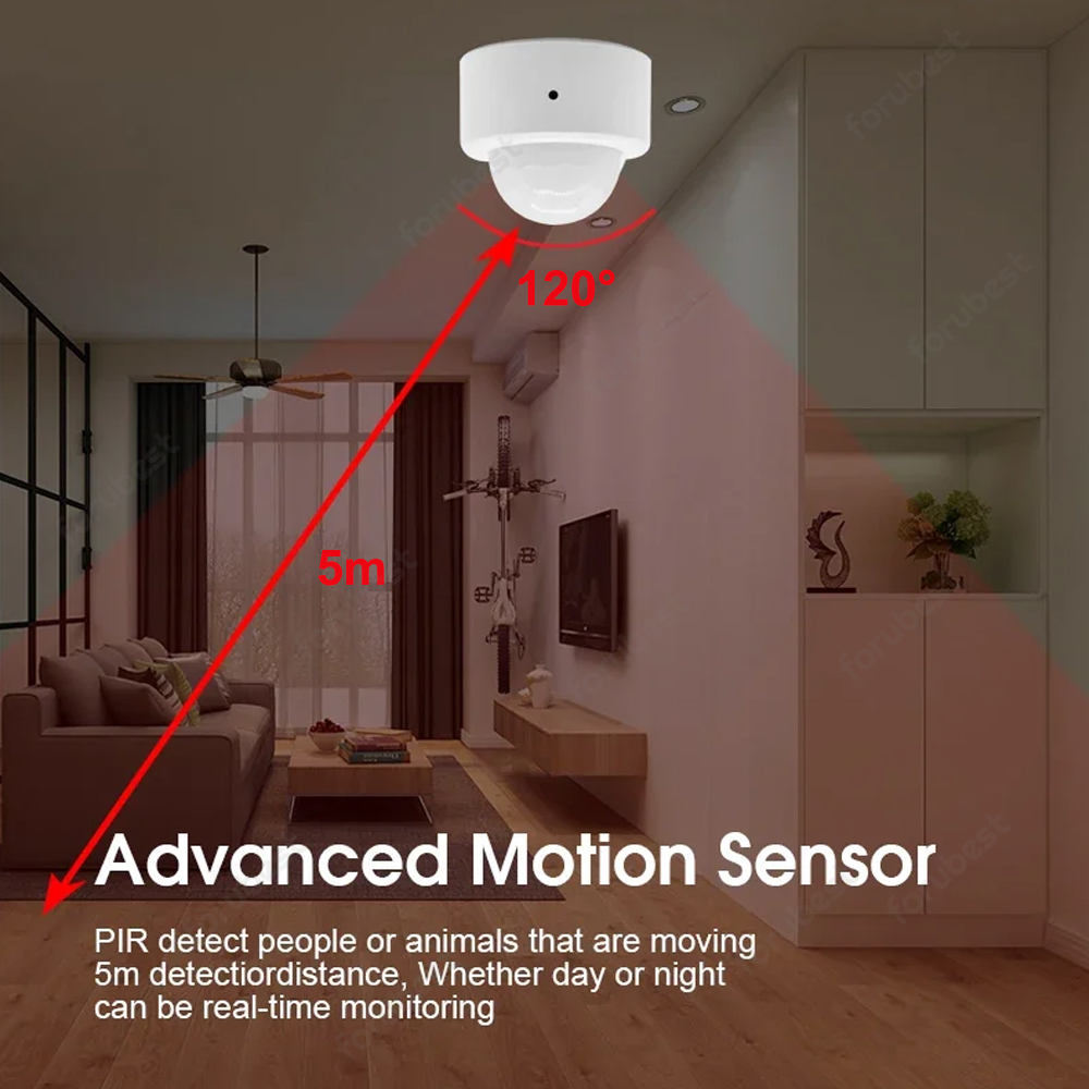 Zigbee 3.0 人感センサー PIR 赤外線検出器 ス - Smart Home Bridge のレビューと価格