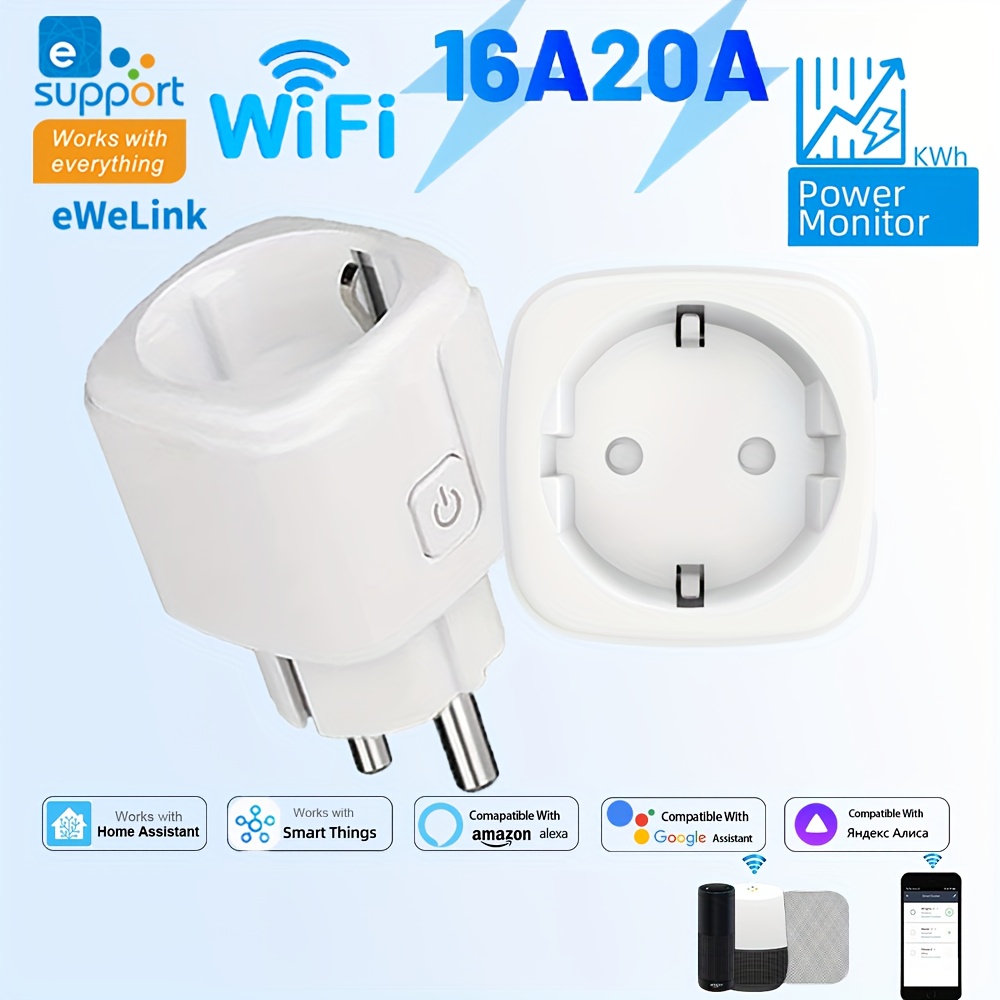 EWeLink スマート WiFi ソケット EU リモート - Smart Home Bridge のレビューと価格