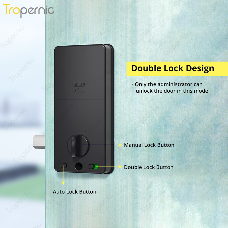 Tuya Zigbeeドアとデッドボルトの生体認証ロック,指 - Smart Home Door Lock のレビューと価格